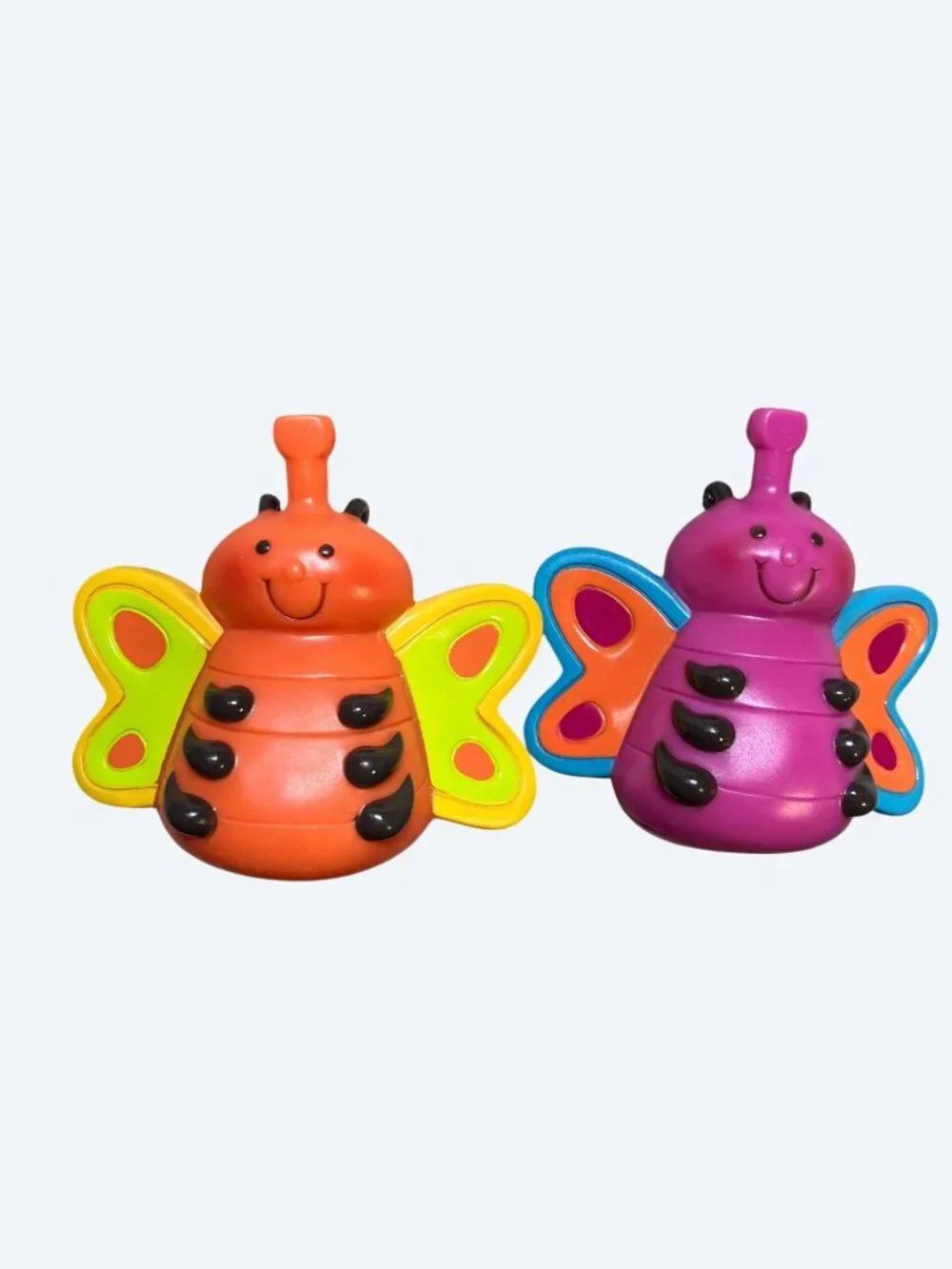 Stacking Ladybug Toy Multicolor Durable Plastic Interactive Play For Toddlers